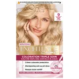 Coloration 9 Blond Très Clair Triple Soin Acide Hyaluronique Excellence Crème L'OREAL PARIS