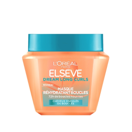 Masque Capillaire Réhydratant Boucles pour Cheveux Ondulés et Bouclés Elseve Dream Long Curls L'OREAL PARIS