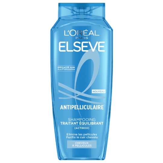 Shampoing Antipelliculaire Traitant Equilibrant Cheveux à Pellicules L'OREAL PARIS