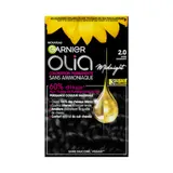 Coloration Permanente Sans Amoniaque 2.0 Noir Diamant Garnier Olia L'OREAL PARIS