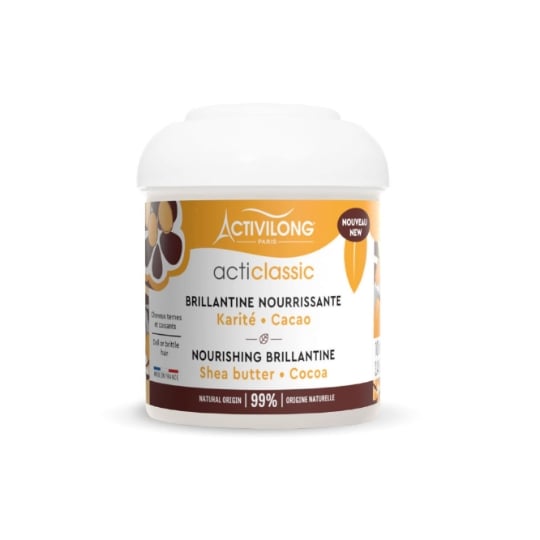 Soin Pour Cheveux Brillantine Nourrissante Cacao Karité ACTIVILONG