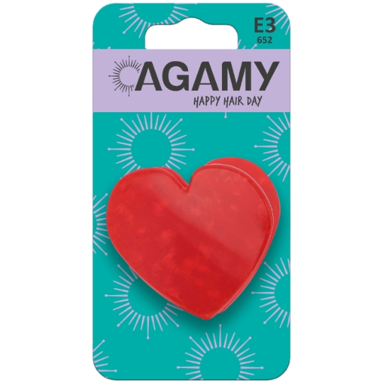 Pince à Cheveux Cœur Fantaisie Happy Hair Day AGAMY