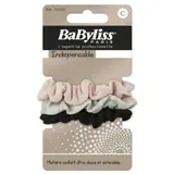 Chouchous à Cheveux Douce et Extensible Rose Grise Noire Froufrou BABYLISS