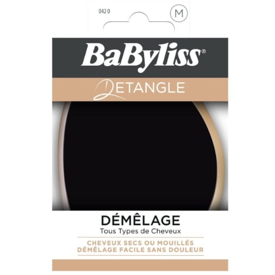Brosse à Cheveux Secs ou Mouillés Format Voyage BABYLISS