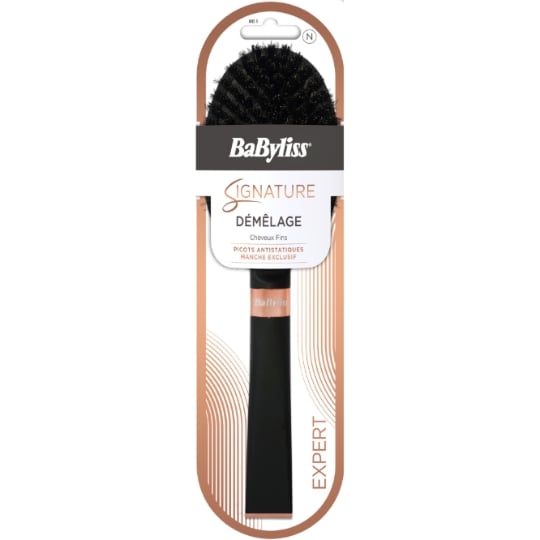 Brosse à Cheveux Fins Noire Signature BABYLISS