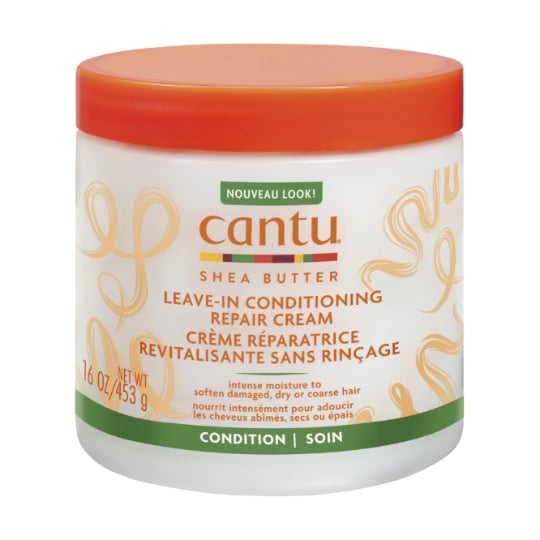 Crème Réparatrice Revitalisante Beurre de Karité Abîmés Secs Épais Sans Rinçage CANTU