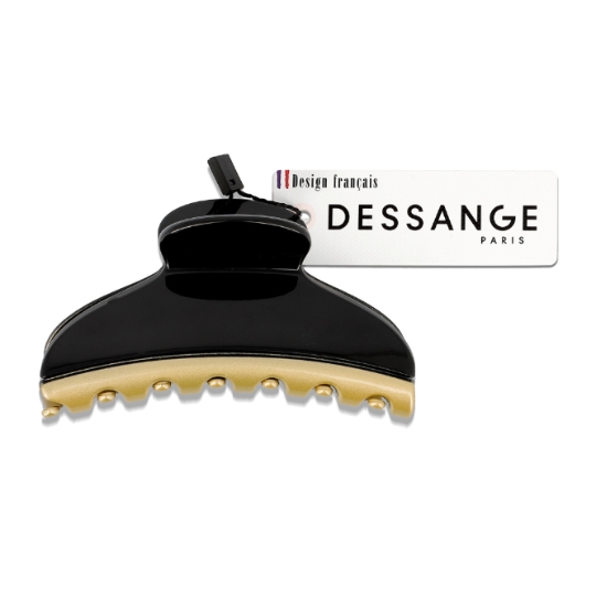 Pinces à Cheveux Noire et Dorée DESSANGE