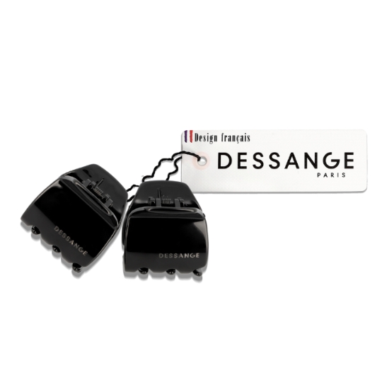 Pinces à Cheveux Moyennes Noires DESSANGE