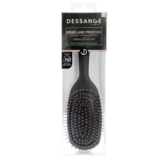 Brosse à Cheveux Normaux à Epais Démêlage Profond Fibres Nylon DESSANGE