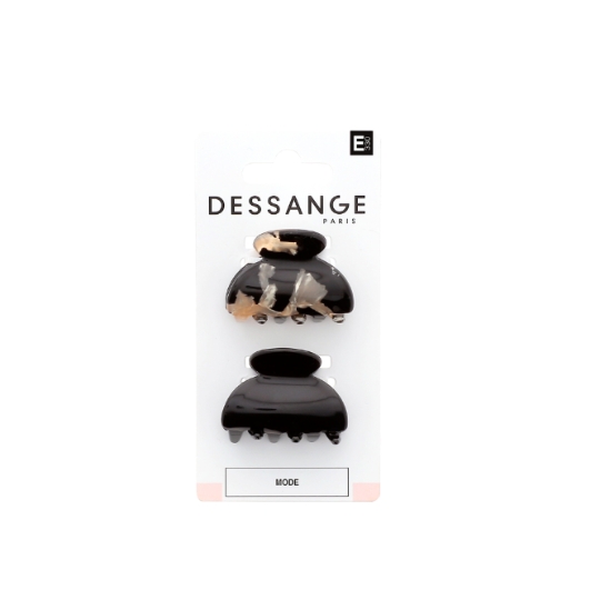 Pince à Cheveux à Cheveux Noir Et Marbré Mode DESSANGE