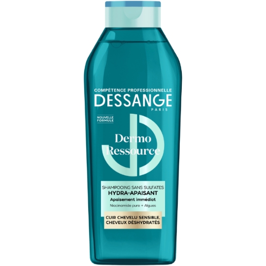 Shampoing Hydra Apaisant pour Cuir chevelu sensible et cheveux déshydratés Dermo Ressource DESSANGE