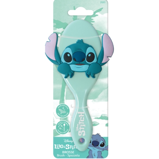 Brosse à Cheveux Démêlage Doux Picots Flexibles Stitch DISNEY