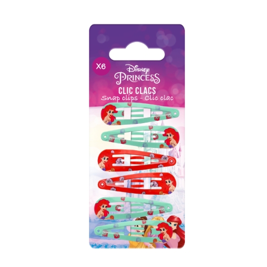 Pinces à Cheveux Clic-clac imprimées Princess DISNEY