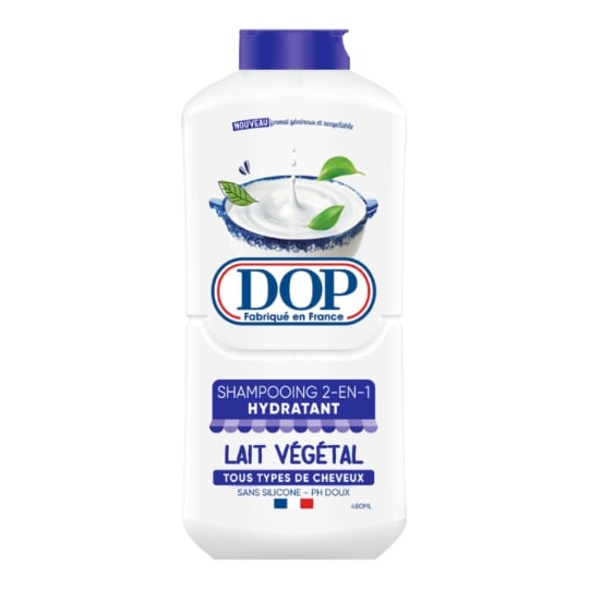 Shampoing Hydratant 2en1 pour Tous Types de Cheveux Lait Végétal DOP