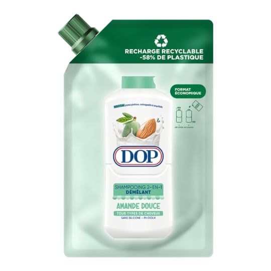 Shampoing Démêlant pour Tous types de cheveux Amande Douce DOP