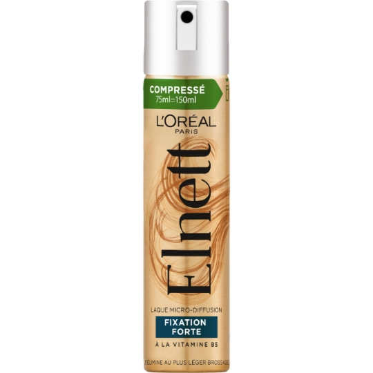 Laque Fixation Forte à la Vitamine B5 Compressé ELNETT