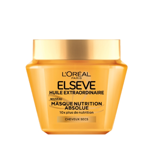 Masque Capillaire Nutrition Absolue Huile Extraordinaire pour Cheveux Secs ELSEVE
