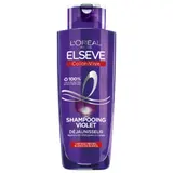 Shampoing Violet Déjaunisseur pour Cheveux méchés blonds ou blancs Color Vive ELSEVE