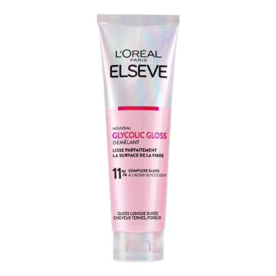 Après-Shampoing Démêlant pour Cheveux Longs Ternes et Poreux Glycolic Gloss ELSEVE