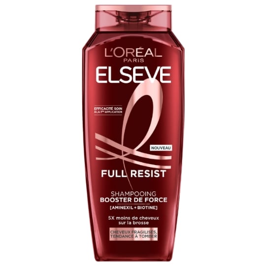 Shampoing Booster de force pour Cheveux fragiles et ayant tendance à tomber Full Resist ELSEVE