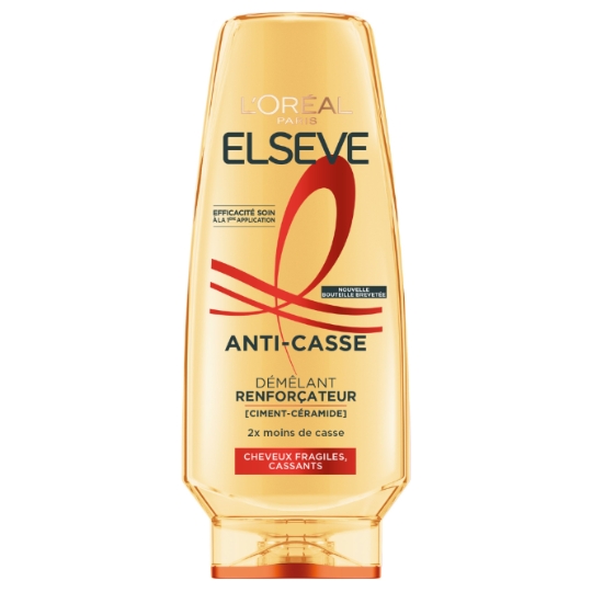 Après-Shampoing Démêlant Renforçateur pour Cheveux fragiles et cassants ELSEVE