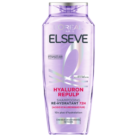 Shampoing Réhydratant pour Cheveux déshydratés Hyaluron Repulp ELSEVE