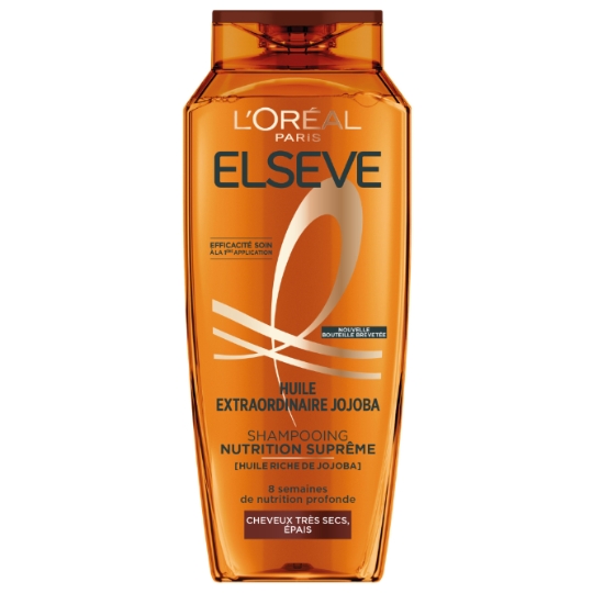 Shampoing Nutrition intense pour Cheveux très secs Huile de jojoba ELSEVE