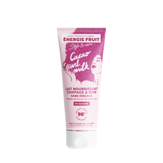 Lait cheveux Nutri Intense Sans Rinçage Cheveux Frisés et Crépus, Type 3c à 4c ENERGIE FRUIT