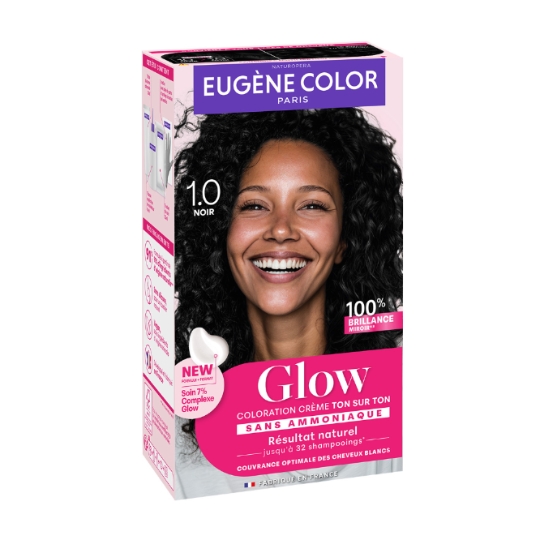 Coloration Permanente 1.0 Noir Glow EUGENE COLOR