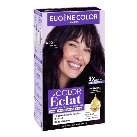 Coloration Permanente 4.20 Violine Color Eclat EUGENE COLOR