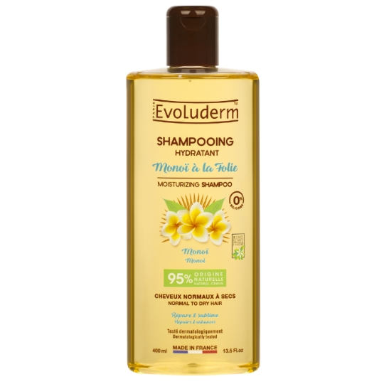 Shampooing  Hydratant Monoï à la Folie EVOLUDERM