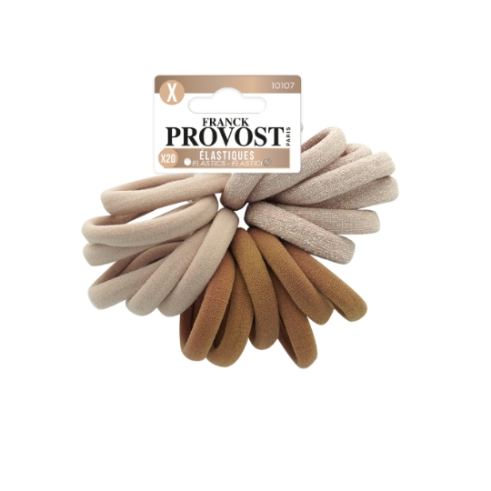Elastiques à Cheveux Multicouleurs Beige et Marron FRANCK PROVOST