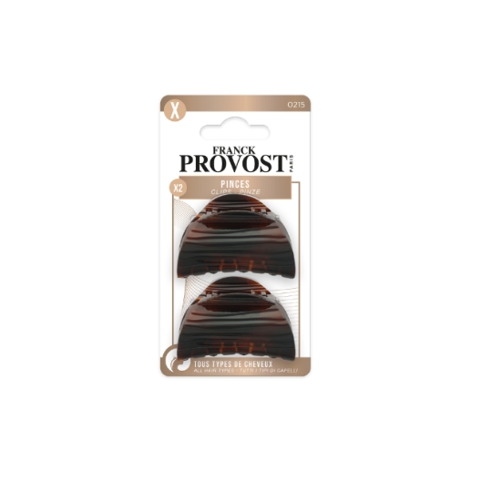Pinces à Cheveux Clips Marron Ecaille FRANCK PROVOST