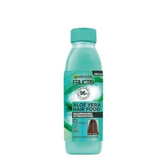 Shampoing Hydratant pour Cheveux normaux à secs Hair Food Aloe Vera FRUCTIS