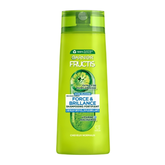 Shampoing Fortifiant pour Cheveux normaux Extrait de pamplemousse Force & Brillance FRUCTIS