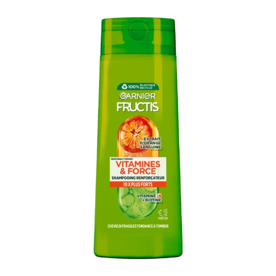Shampoing Renforcateur pour Cheveux fragiles Vitamines & Force FRUCTIS
