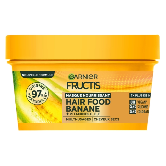 Masque Nourrissant Cheveux Secs Hair Food Banane FRUCTIS