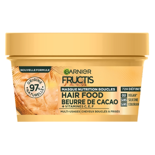 Masque Nutrition Boucles Hairfood Cacao FRUCTIS