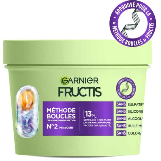 Masque Hydratant pour Cheveux bouclés Méthode Boucles FRUCTIS
