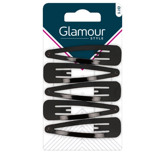 Barrette à Cheveux Noire GLAMOUR PARIS
