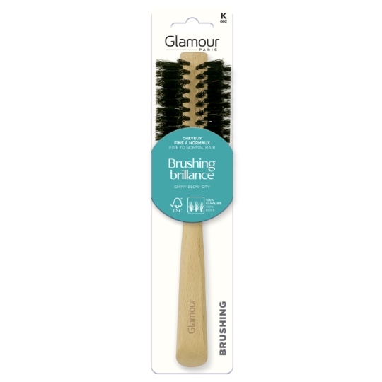Brosse à Cheveux Brushing Brillance pour Cheveux Fins à Normaux GLAMOUR PARIS