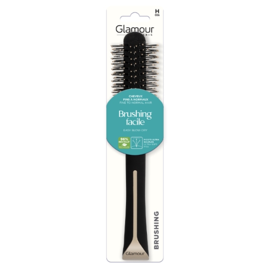 Brosse à Cheveux Brushing Facile pour Cheveux Fins à Normaux GLAMOUR PARIS