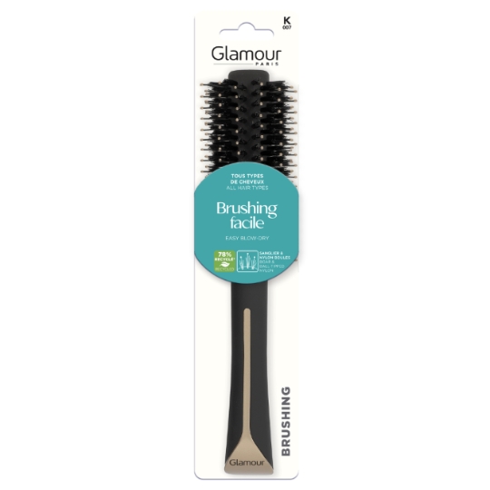Brosse à Cheveux Brushing Facile pour Tous Types de Cheveux GLAMOUR PARIS