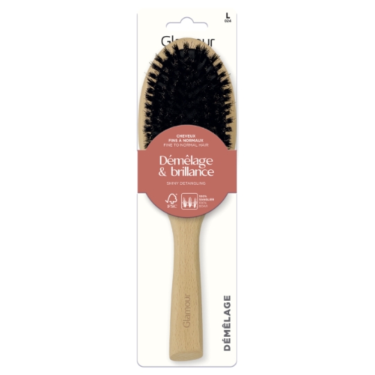 Brosse à Cheveux Démêlage  Brillance pour Cheveux Fins à Normaux GLAMOUR PARIS