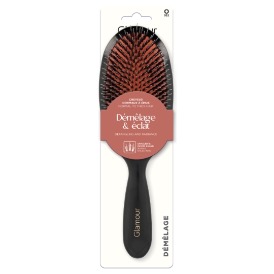 Brosse à Cheveux Démêlage  Eclat pour Cheveux Normaux à Epais GLAMOUR PARIS