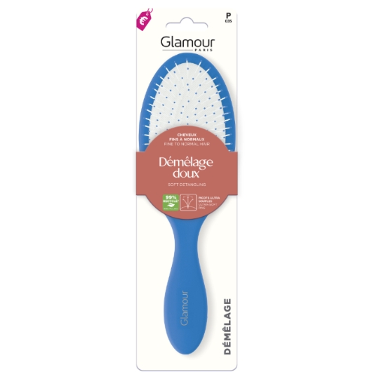 Brosse à Cheveux Démêlage Doux pour Cheveux Fins à Normaux GLAMOUR PARIS
