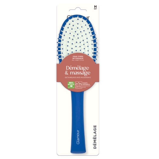 Brosse à Cheveux Démêlage  Massage pour Tous Types de Cheveux GLAMOUR PARIS