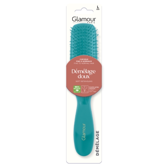 Brosse à Cheveux Démêlage Doux pour Cheveux Fins à Normaux GLAMOUR PARIS