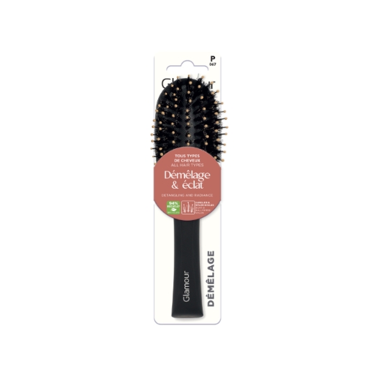Brosse à Cheveux Démêlage  Eclat pour Tous Types de Cheveux GLAMOUR PARIS
