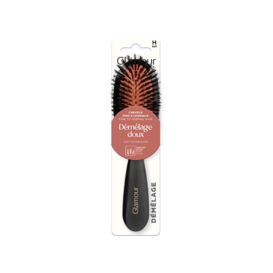 Brosse à Cheveux Démêlage Doux pour Cheveux Fins à Normaux GLAMOUR PARIS